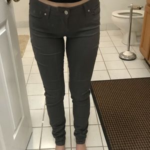 Grey skinny jeans